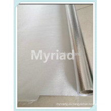 Película metalizada del poliester / mylar reflexivo, aislamiento térmico del aluminio de la hoja reflectante